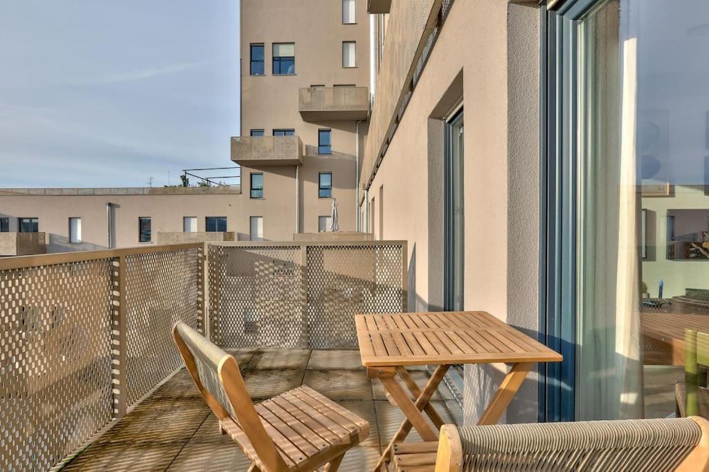 Charmant Appartement Neudorf Ouest Straßburg Exterior foto