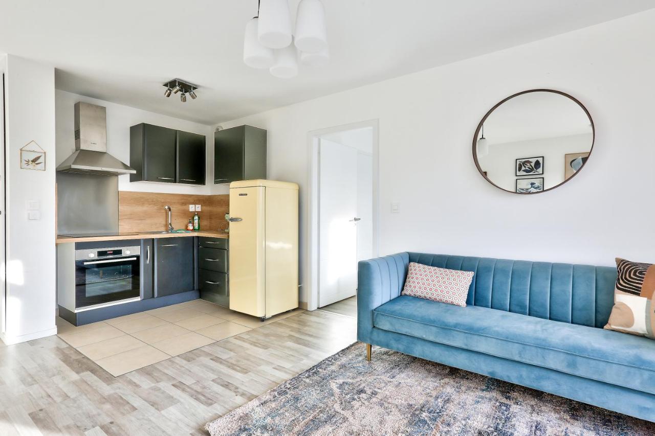 Charmant Appartement Neudorf Ouest Straßburg Exterior foto