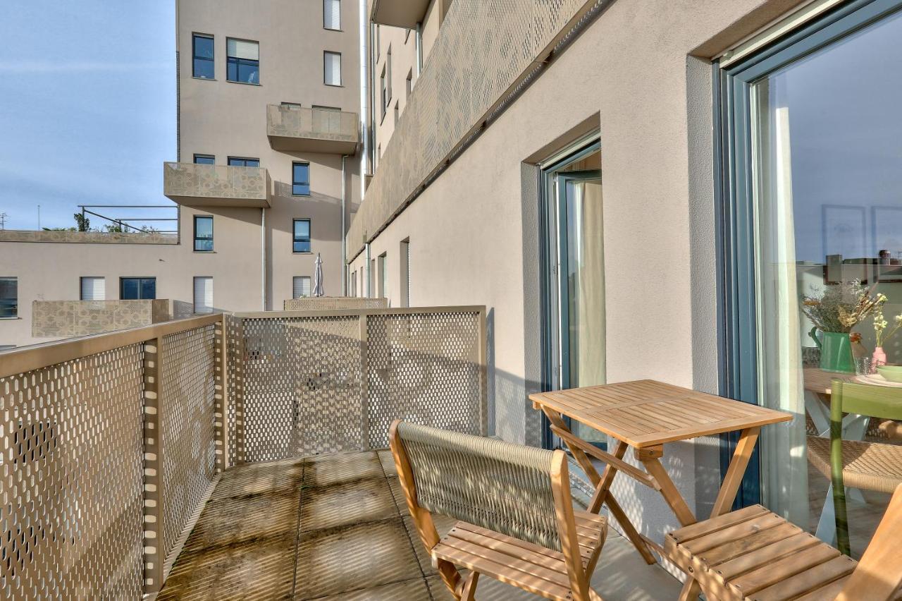 Charmant Appartement Neudorf Ouest Straßburg Exterior foto