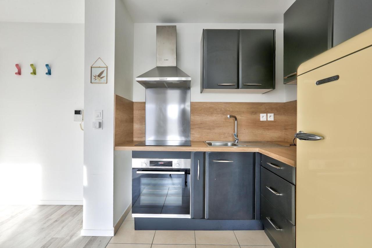 Charmant Appartement Neudorf Ouest Straßburg Exterior foto